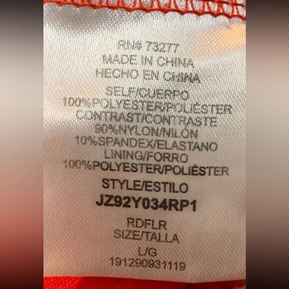 Candie’s Floral Sun dress Red SZ:L - Picture 6 of 7